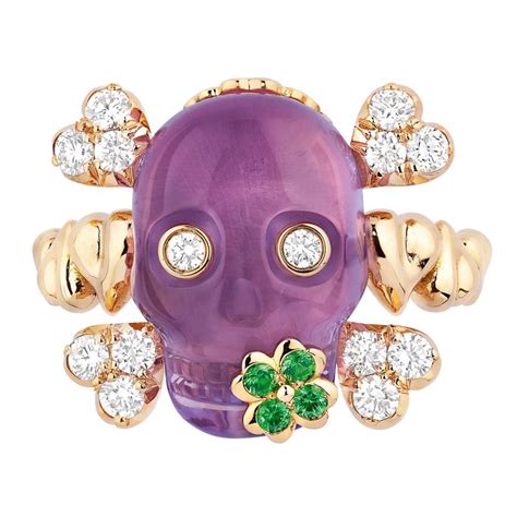 dior flower skull|Dior Tête de Mort: the friendly face of skull jewellery.